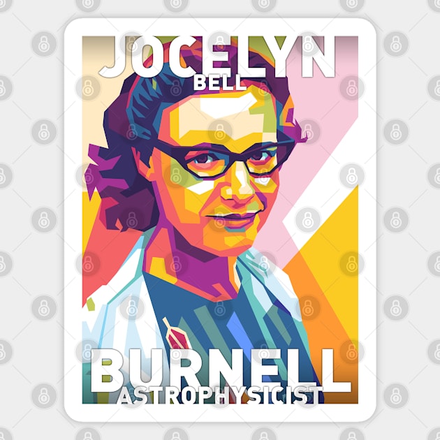 Jocelyn Bell Burnell Magnet by Shecience